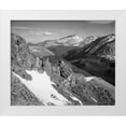 thumbnail image 1 of Adams, Ansel 18x15 White Modern Wood Framed Museum Art Print Titled - View of barren mountains with snow,  in Rocky Mountain National Park, Colorado, ca. 1941-1942, 1 of 4