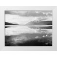 thumbnail image 1 of Adams, Ansel 24x19 White Modern Wood Framed Museum Art Print Titled - McDonald Lake, Glacier National Park, Montana - National Parks and Monuments, 1941, 1 of 4
