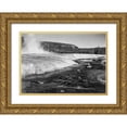 thumbnail image 1 of Adams, Ansel 32x24 Gold Ornate Wood Framed with Double Matting Museum Art Print Titled - River in foreground, trees behind, Firehold River, Yellowstone National Park, Wyoming, ca. 1941-1942, 1 of 4