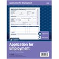 Adams Applications for Employment, 8.5 x 11 Inch, 25Pack, White