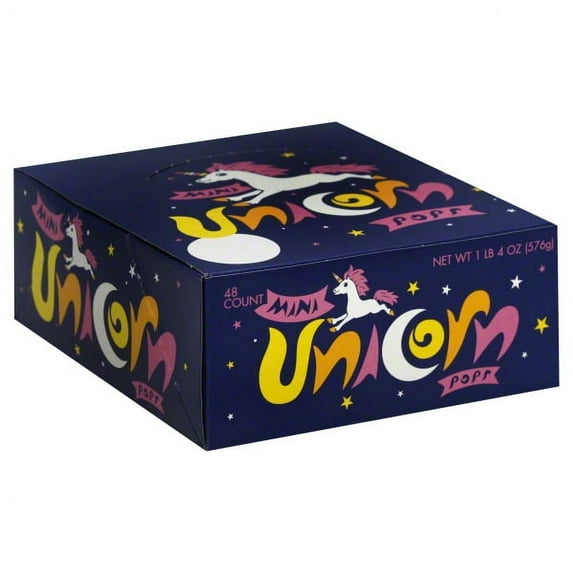 Adams & Brooks Unicorn Lollipops, 48 ea