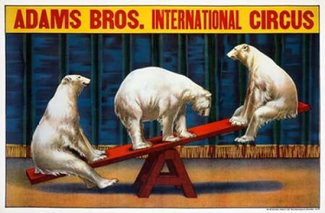 Adams Bros Circus Canvas Art - Unknown (24 x 36)