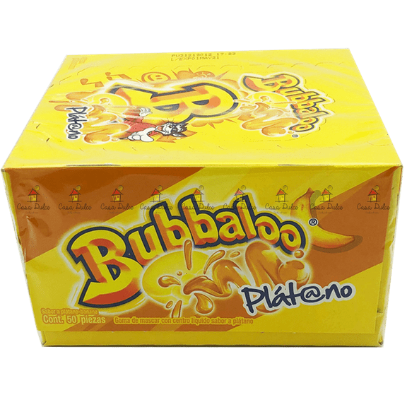 Adams - Bubbaloo Platano 50pc