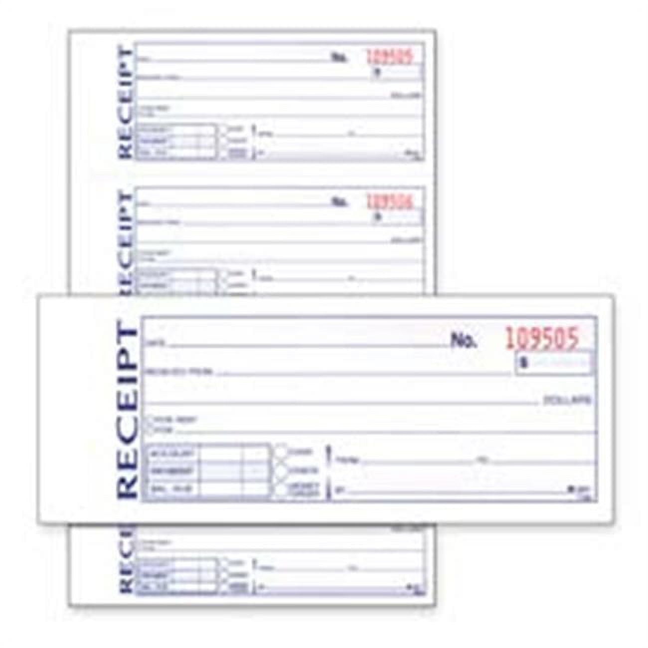 Adams Business Forms MoneyRent Receipt Book Carbonless 2Part 7