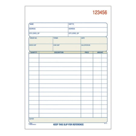 Adams® Carbonless Order Books, 5 9/16" x 7 15/16", Pack Of 50 Forms