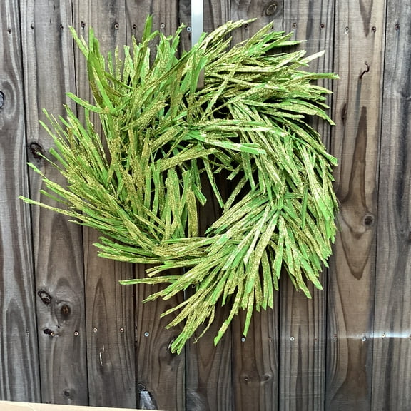 Adams & Co 36'' Twister Grass Glitter Wreath
