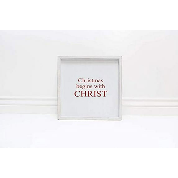 Adams & Co. Christmas Decor - Christmas Begins with Christ