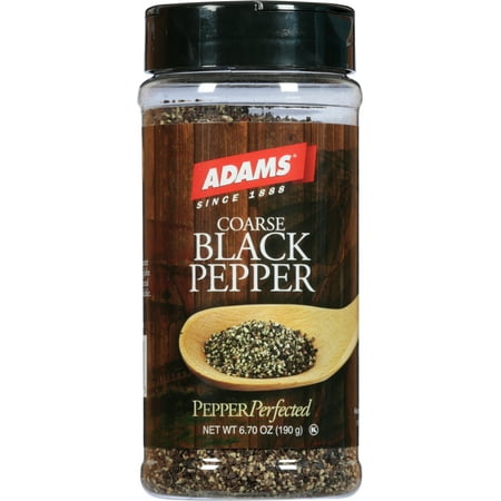 Adams Coarse Black Pepper Spice, 190g