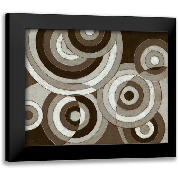 Adams, Connor 24x20 Black Modern Framed Museum Art Print Titled - Midnight Blink