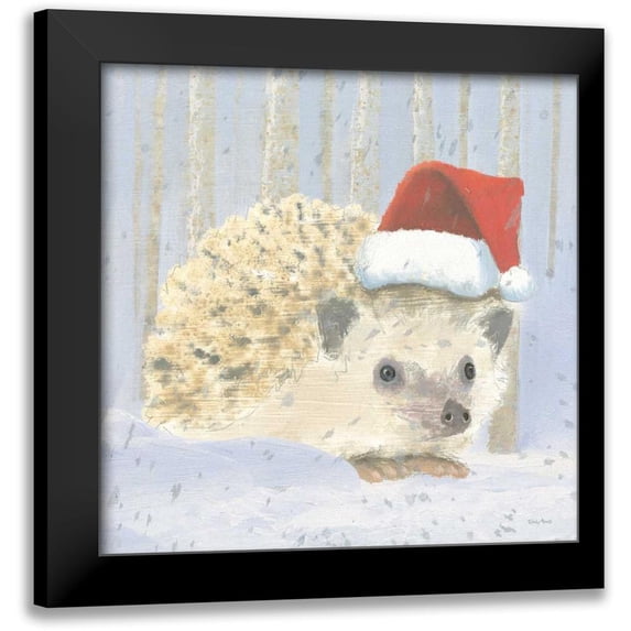 Adams, Emily 12x12 Black Modern Framed Museum Art Print Titled - Christmas Critters Bright IX