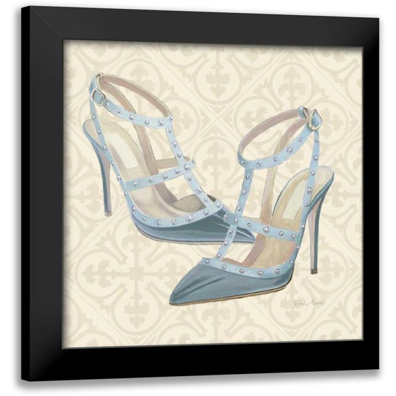 Adams, Emily 12x12 Black Modern Framed Museum Art Print Titled - Must Have Fashion II