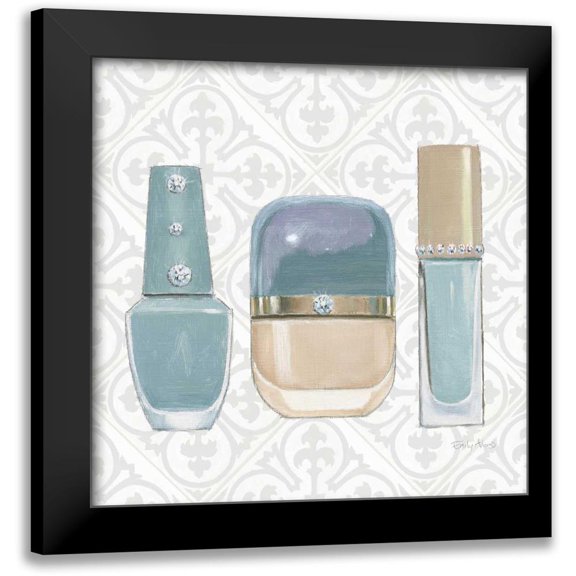 Adams, Emily 12x12 Black Modern Framed Museum Art Print Titled - Must Have Fashion IV Gray White