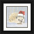 thumbnail image 1 of Adams, Emily 12x12 Black Ornate Wood Framed with Double Matting Museum Art Print Titled - Christmas Critters Bright IX, 1 of 4