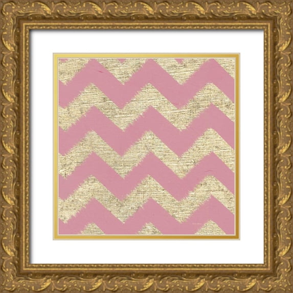 Adams, Emily 12x12 Gold Ornate Wood Framed with Double Matting Museum Art Print Titled - Shoe Fetish Pattern II C