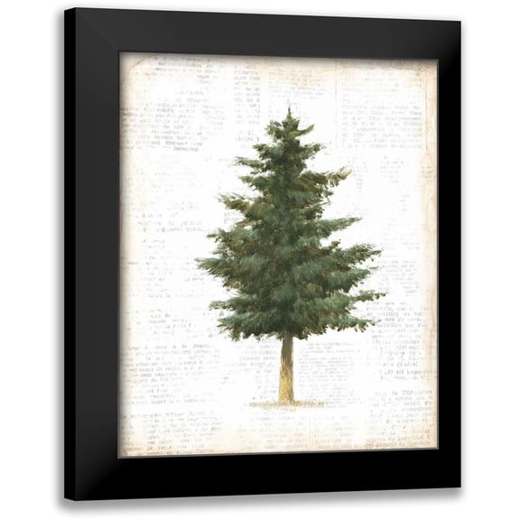 Adams, Emily 12x14 Black Modern Framed Museum Art Print Titled - Into the Woods Trees II
