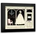 thumbnail image 1 of Adams, Emily 14x12 Black Modern Framed Museum Art Print Titled - Parisienne Chic, 1 of 5