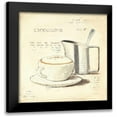 thumbnail image 1 of Adams, Emily 20x20 Black Modern Framed Museum Art Print Titled - Parisian Coffee IV, 1 of 5