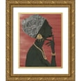 thumbnail image 1 of Adams, Emily 20x24 Gold Ornate Wood Framed with Double Matting Museum Art Print Titled - Graceful Majesty I Chili, 1 of 4