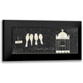 thumbnail image 1 of Adams, Emily 24x12 Black Modern Framed Museum Art Print Titled - Love Paris Panel IV, 1 of 5
