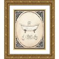 thumbnail image 1 of Adams, Emily 26x32 Gold Ornate Wood Framed with Double Matting Museum Art Print Titled - Le Petit Spa I, 1 of 4