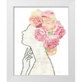 thumbnail image 1 of Adams, Emily 26x32 White Modern Wood Framed Museum Art Print Titled - She Dreams of Roses II, 1 of 4