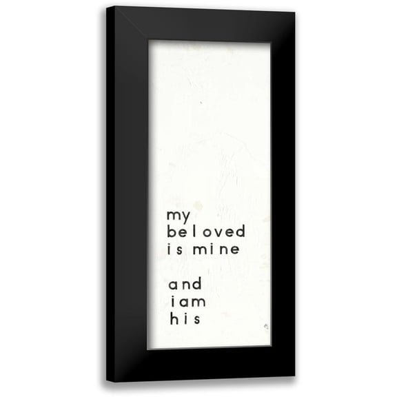 Adams, Emily 8x14 Black Modern Framed Museum Art Print Titled - Words of Encouragement II