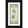 thumbnail image 1 of Adams, Emily 8x14 Black Ornate Wood Framed with Double Matting Museum Art Print Titled - Beach Treasures I, 1 of 4