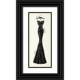 thumbnail image 1 of Adams, Emily 8x14 Black Ornate Wood Framed with Double Matting Museum Art Print Titled - Couture Noir Original IV, 1 of 4