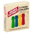 Adams Extract 4 Natural Food Colors - 4 ct - Walmart.com