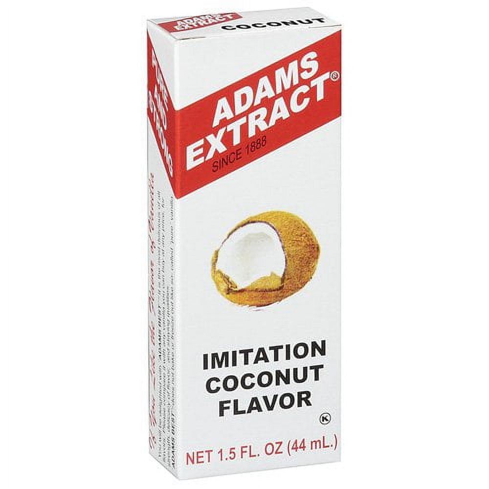 Adams Extract Imitation Coconut Flavor Extract, 1.5 fl oz