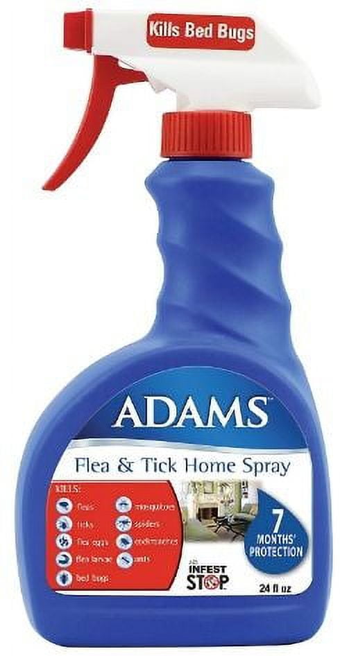Adams Flea Tick Home Spray Dog Flea Tick Collars 24 oz