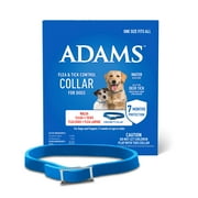 ADAMS Flea & Tick Control Collar for Dogs, 7-Month Protection, Adjustable Collar Fits Dogs & Puppies, Kills Fleas & Ticks