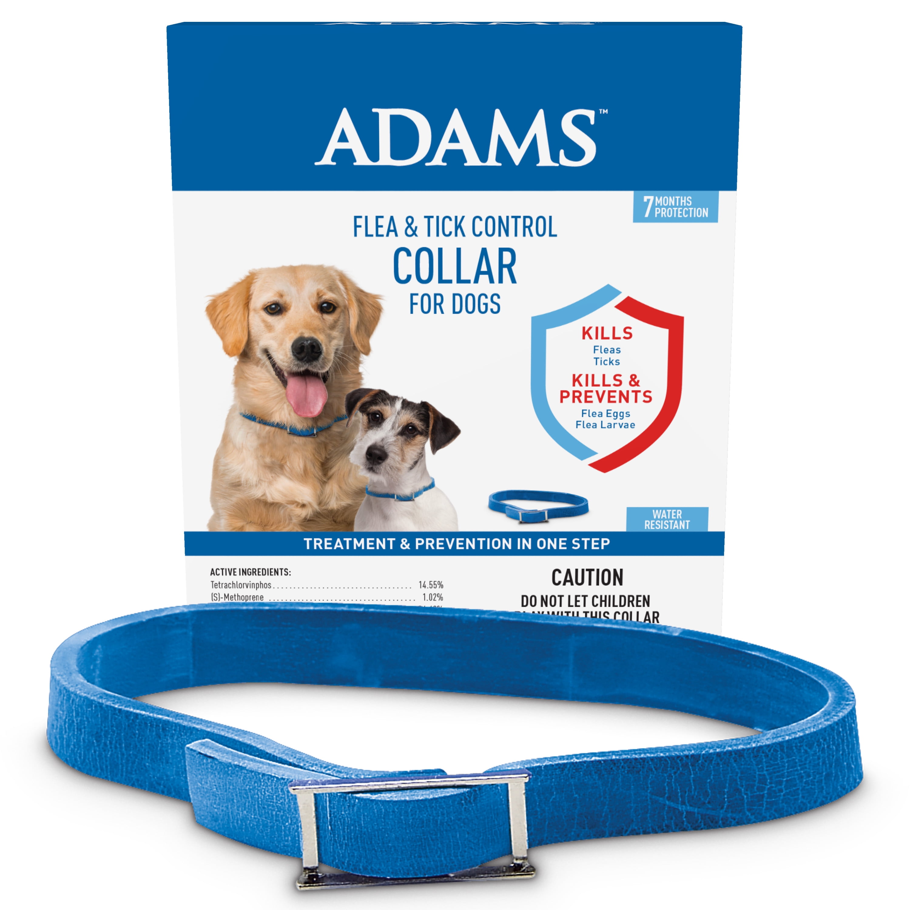 Adams Flea And Tick Control Collar For Dogs And Puppies, 1 Pack -  Walmart.Com