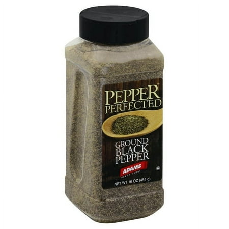 Adams Ground Black Pepper, 16 oz