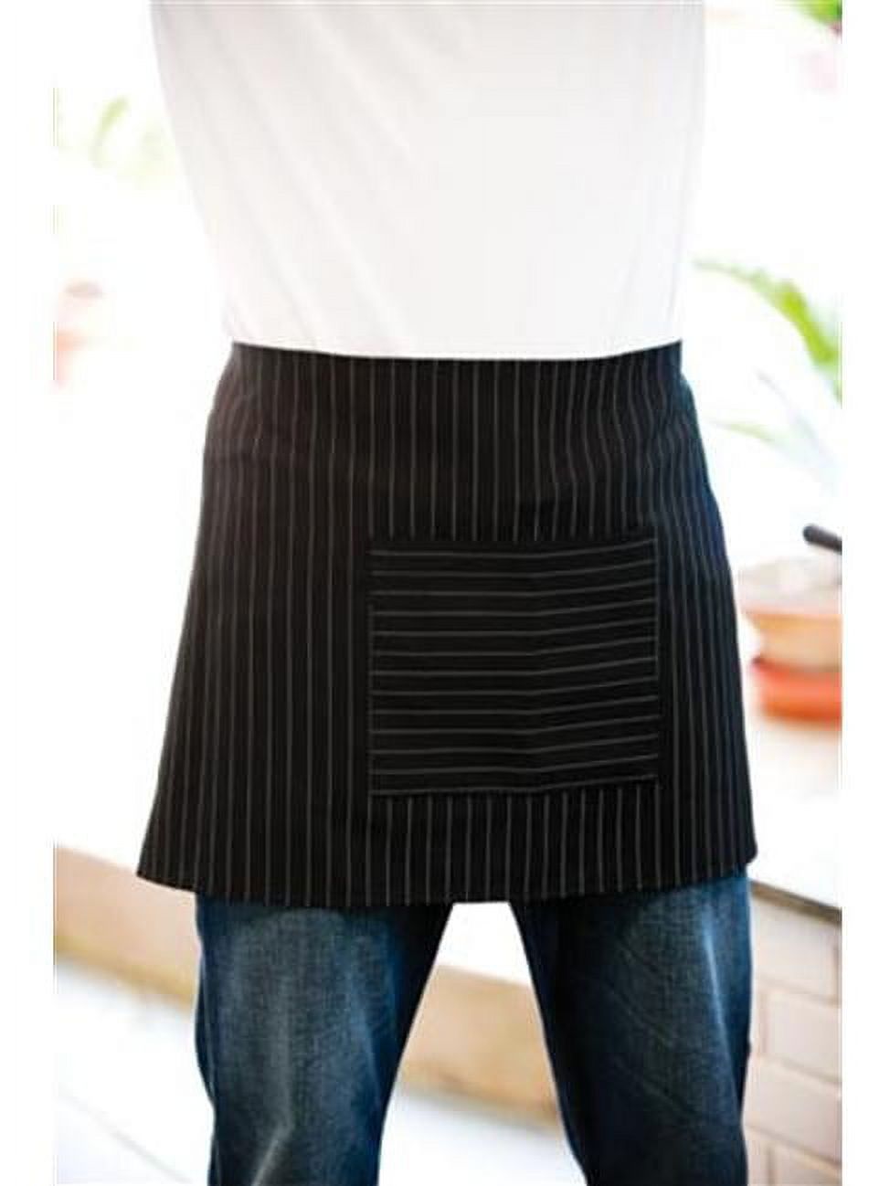 Adams Headwear 00820599192661 BLACK PINSTRIPE WAIST APRON AP15 BLACK ...