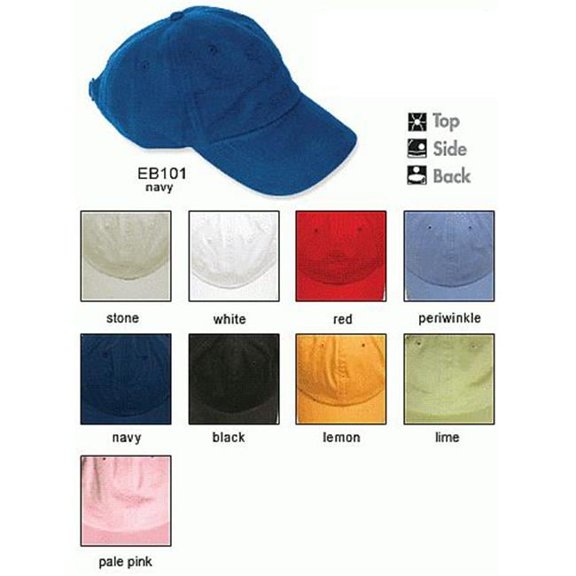 Adams Headwear ESSENTIALS BRUSHED TWILL EB101 STONE