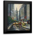 thumbnail image 1 of Adams, J. 12x14 Black Modern Framed Museum Art Print Titled - City Street I, 1 of 5