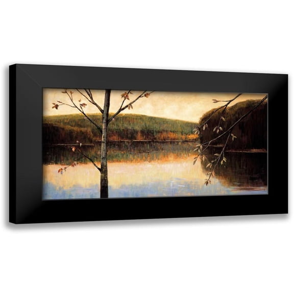 Adams, Justin 14x9 Black Modern Framed Museum Art Print Titled - From the Lakeshore