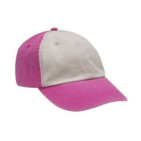 Adams Caps Headwear LP106 Spinnaker, Neon Pink/Ivory, One Size