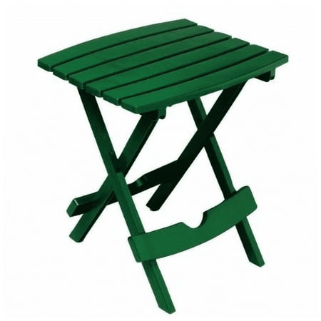 Adams Quik-Fold Side Table Hunter Green