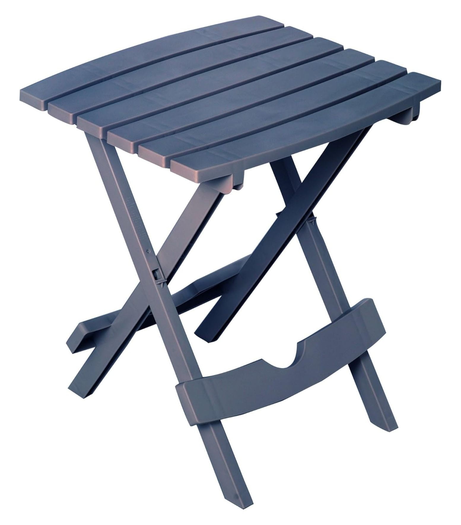 Bluestone Quick-Fold Lightweight Resin Side Table, 17.38" x 15.25"
