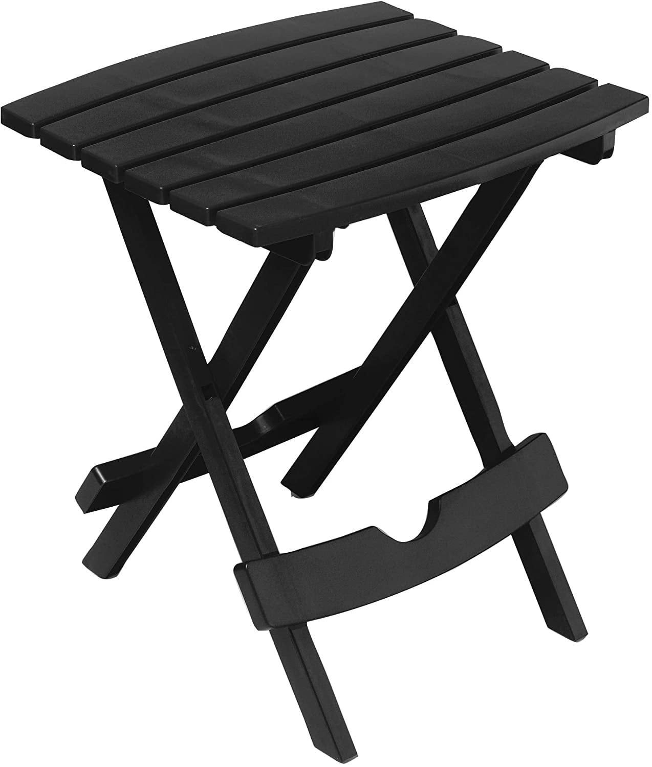 Adams Manufacturing 8510 02 3700 Quick Fold Side Table Black Walmart
