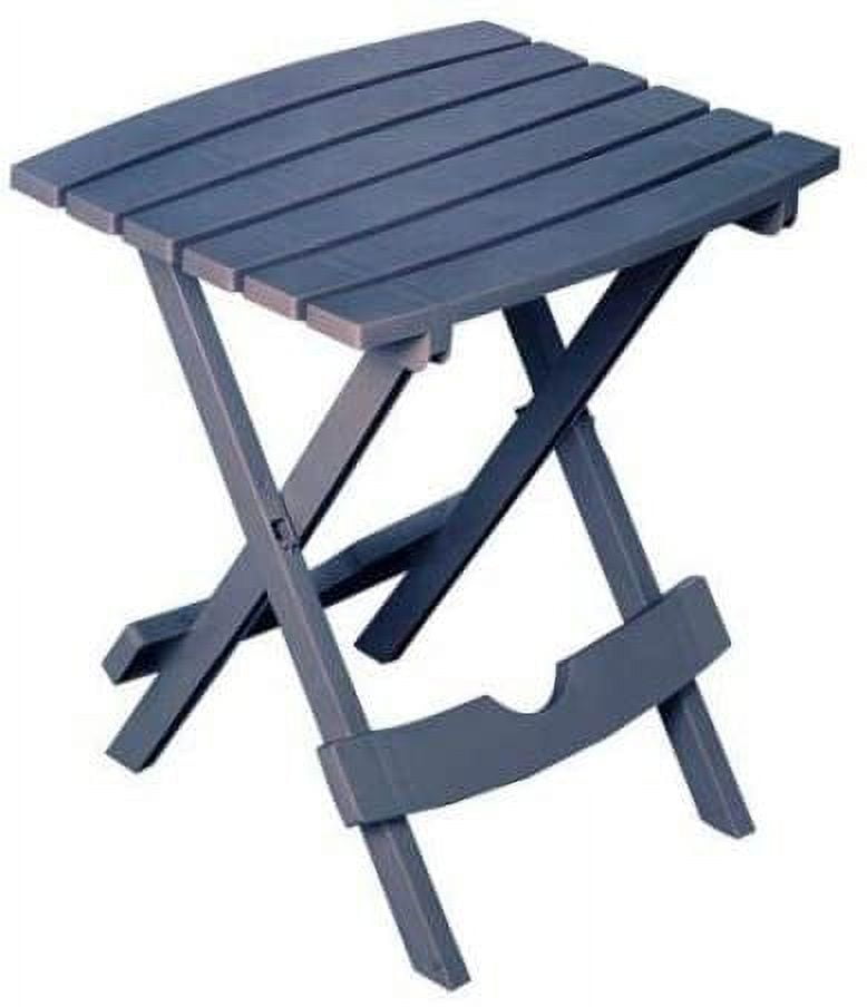 Bluestone Quick-Fold Lightweight Resin Side Table, 17.38" x 15.25"