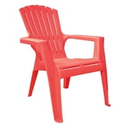 Adams Manufacturing Kids Polypropylene Adirondack Chair, Cherry Red