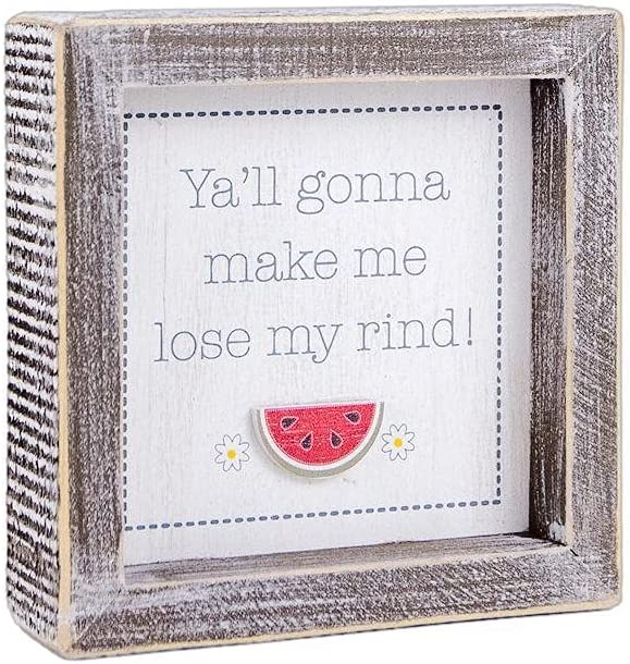 Adams Manufacturing 'Make Me Lose My Rind' Watermelon Box Sign ...
