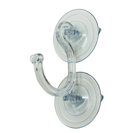 Adams Manufacturing PVC & Polycarbonate Clear Suction Wreath Hook