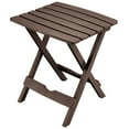 thumbnail image 1 of Adams Manufacturing Plastic Quik-Fold Side Table, Earth Brown, 1 of 5