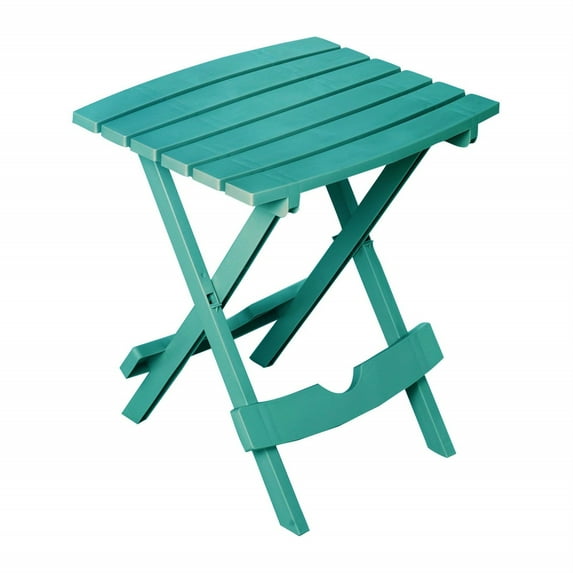 Adams Manufacturing Quik Fold Side Table, Teal