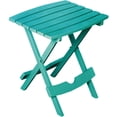 thumbnail image 1 of Adams Quik-Fold Side Table - Folding Resin, Rectangle - Blue, 17.38 in, 1 of 2