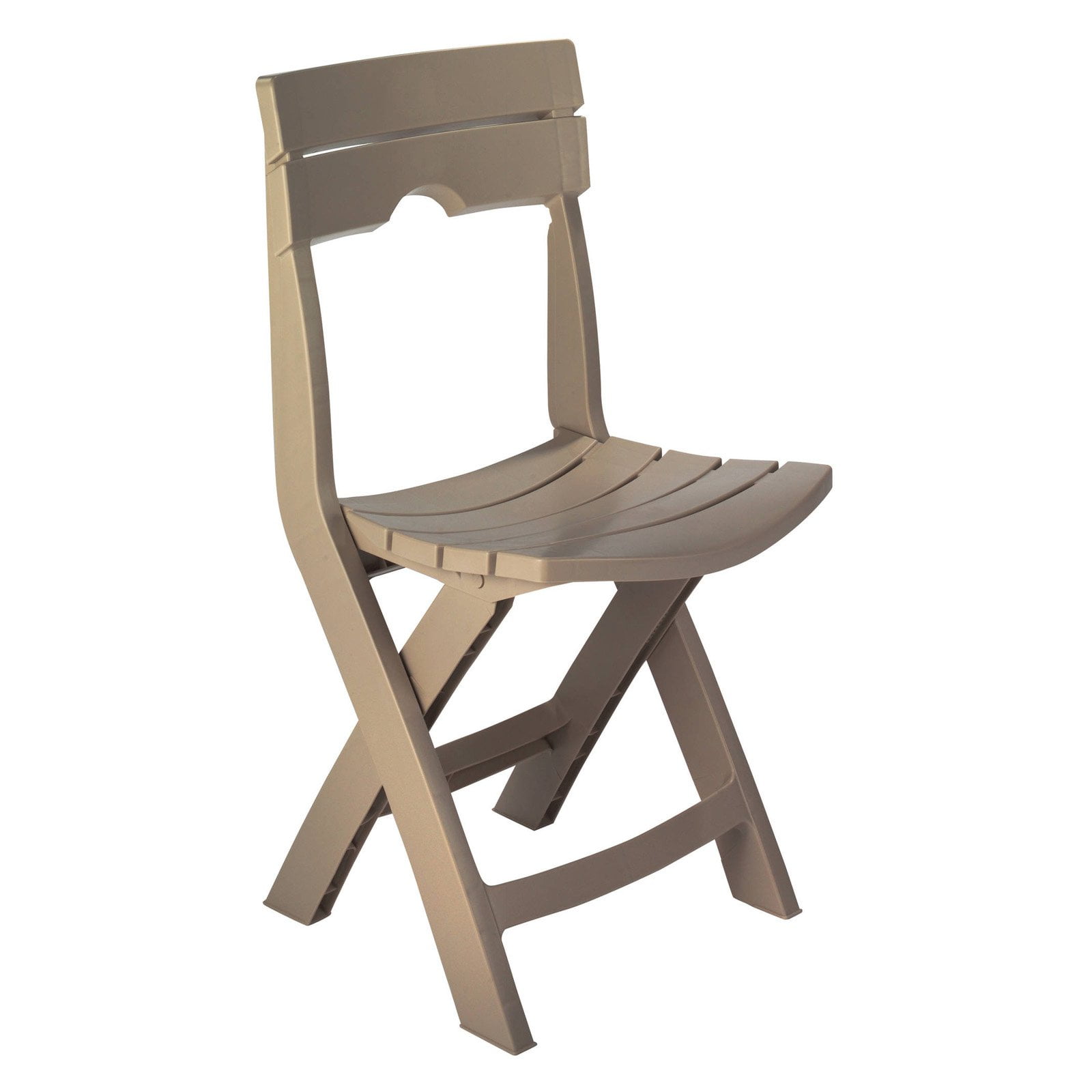 Adams Manufacturing Resin Quik Fold Chair Portobello